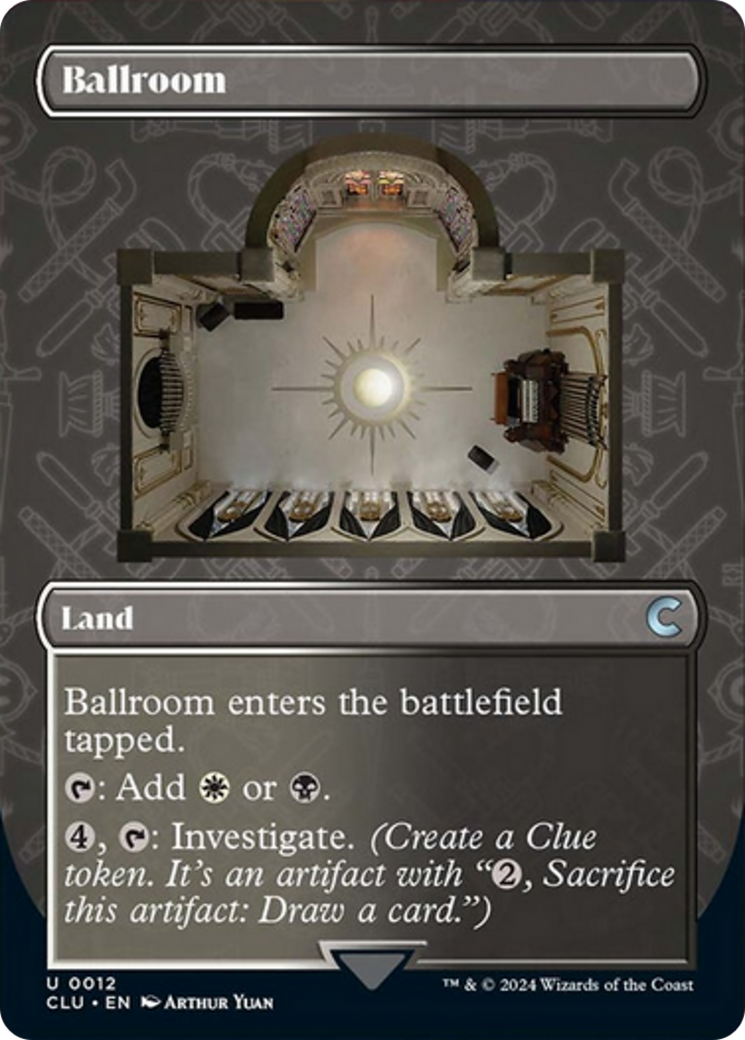 Ballroom (Borderless) [Ravnica: Clue Edition] | Card Citadel