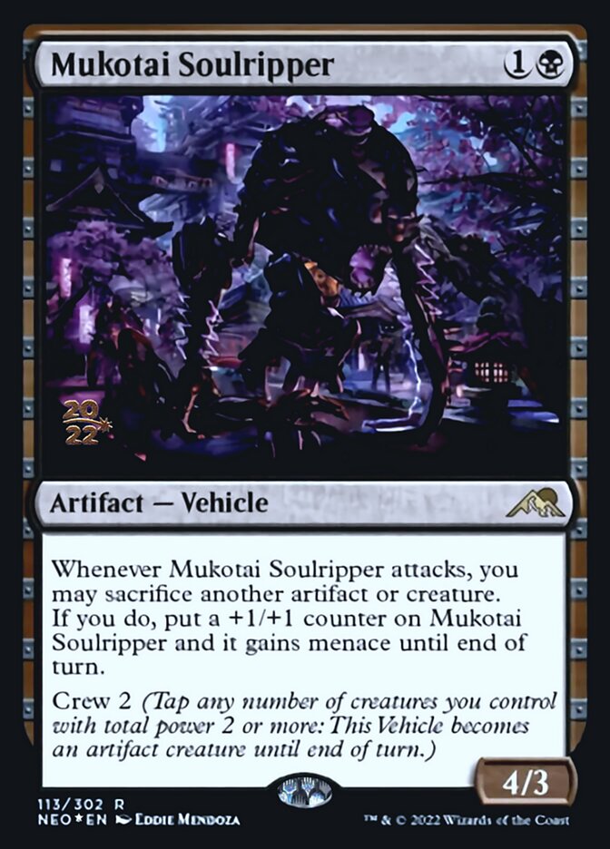 Mukotai Soulripper [Kamigawa: Neon Dynasty Prerelease Promos] | Card Citadel