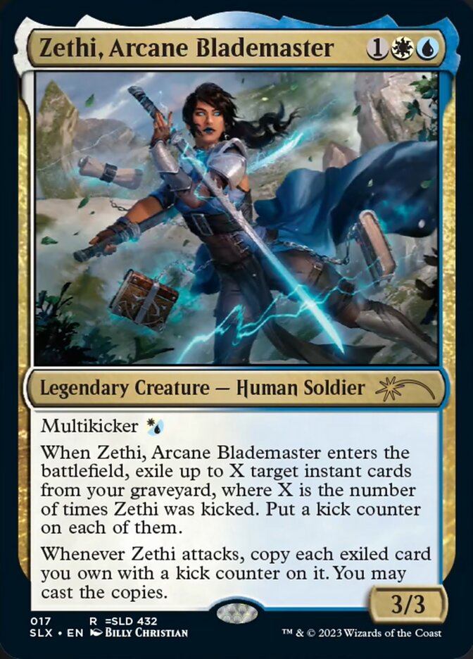 Zethi, Arcane Blademaster [Secret Lair: Universes Within] | Card Citadel