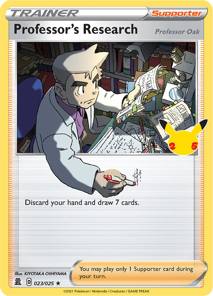 Professor's Research (023/025) [Celebrations: 25th Anniversary] | Card Citadel