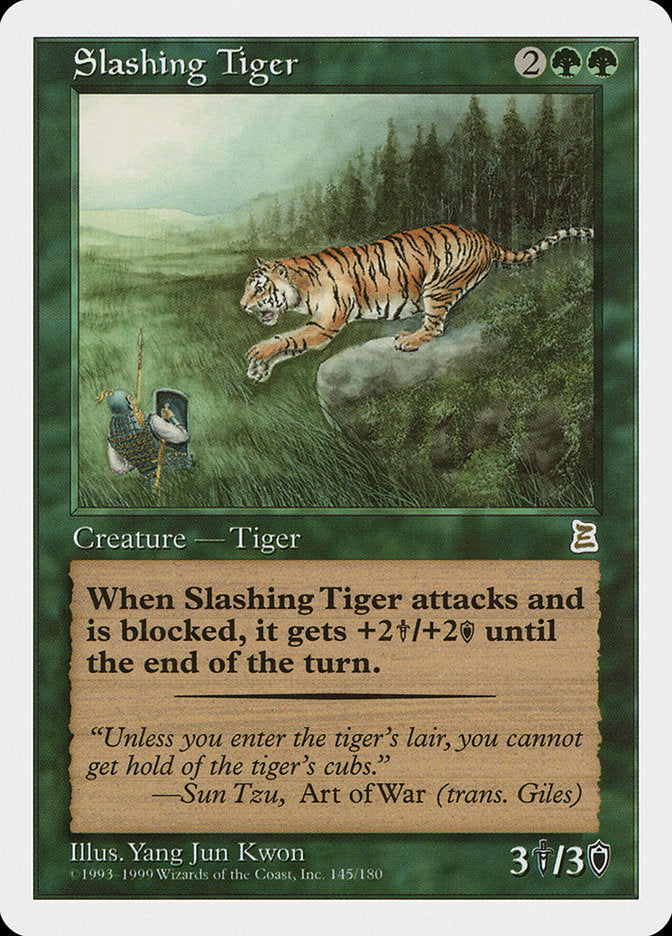 Slashing Tiger [Portal Three Kingdoms] | Card Citadel