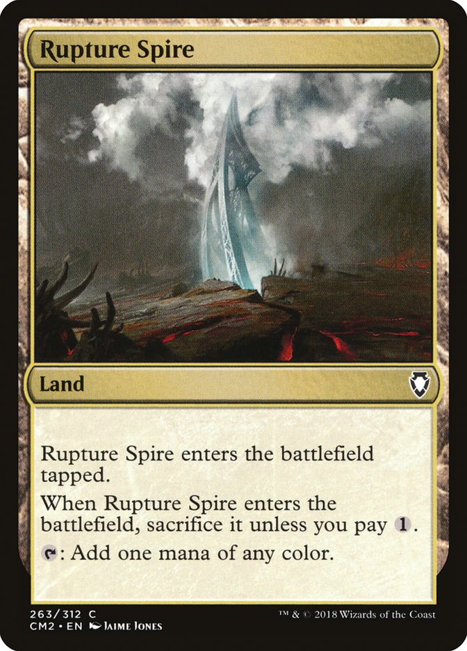 Rupture Spire [Commander Anthology Volume II] | Card Citadel