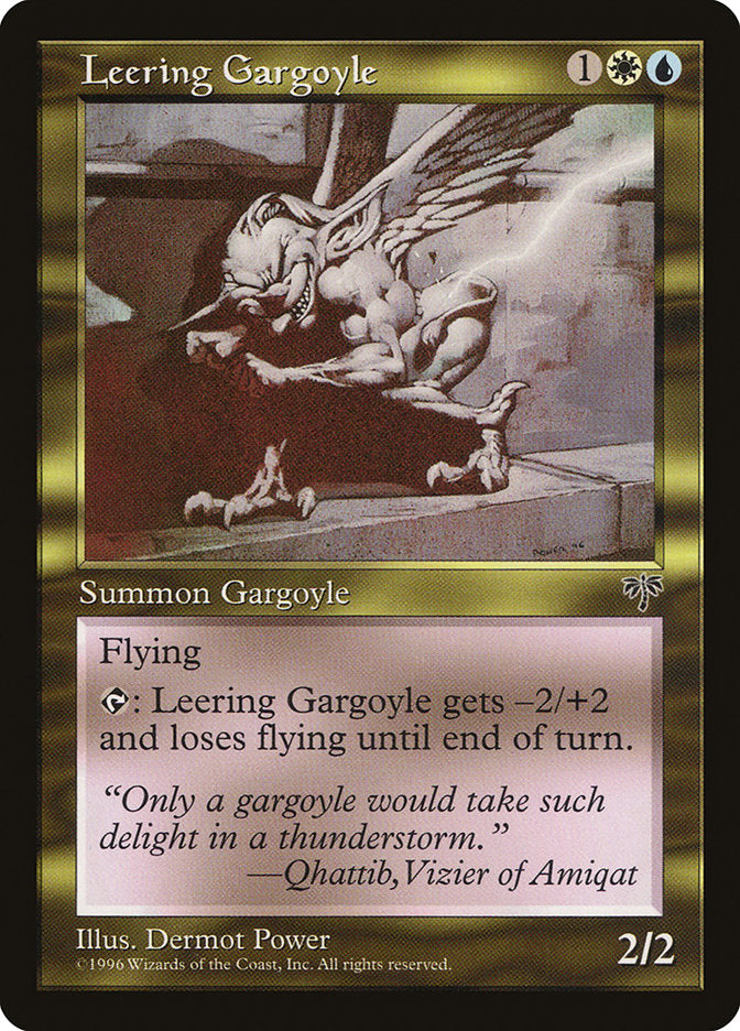 Leering Gargoyle [Mirage] | Card Citadel