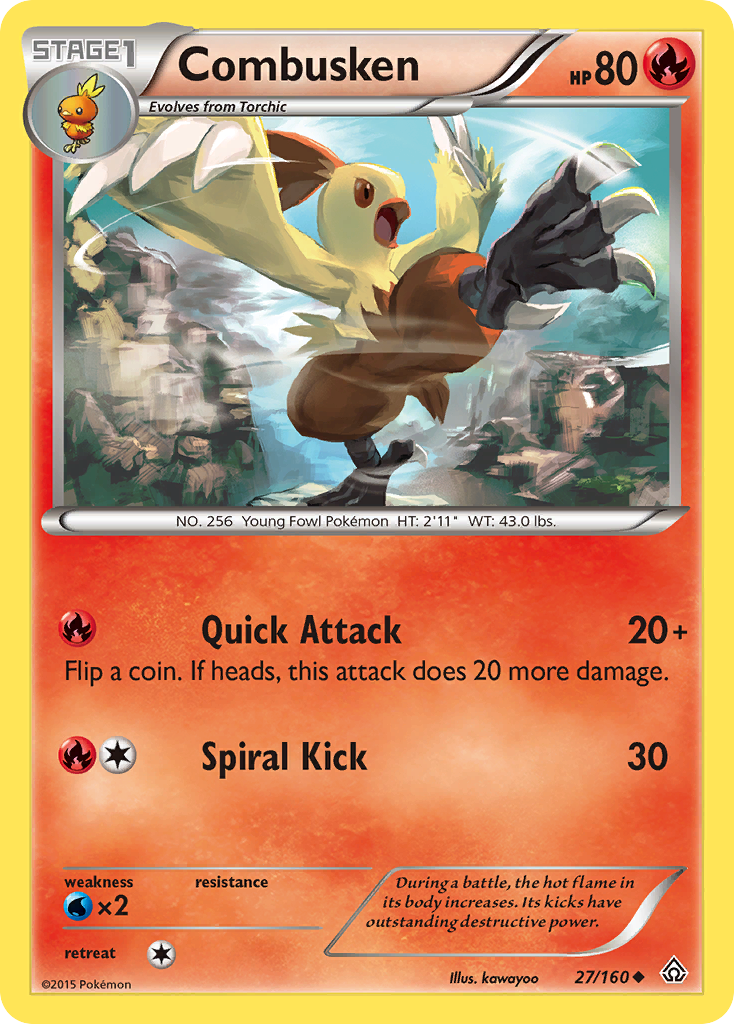 Combusken (27/160) [XY: Primal Clash] | Card Citadel