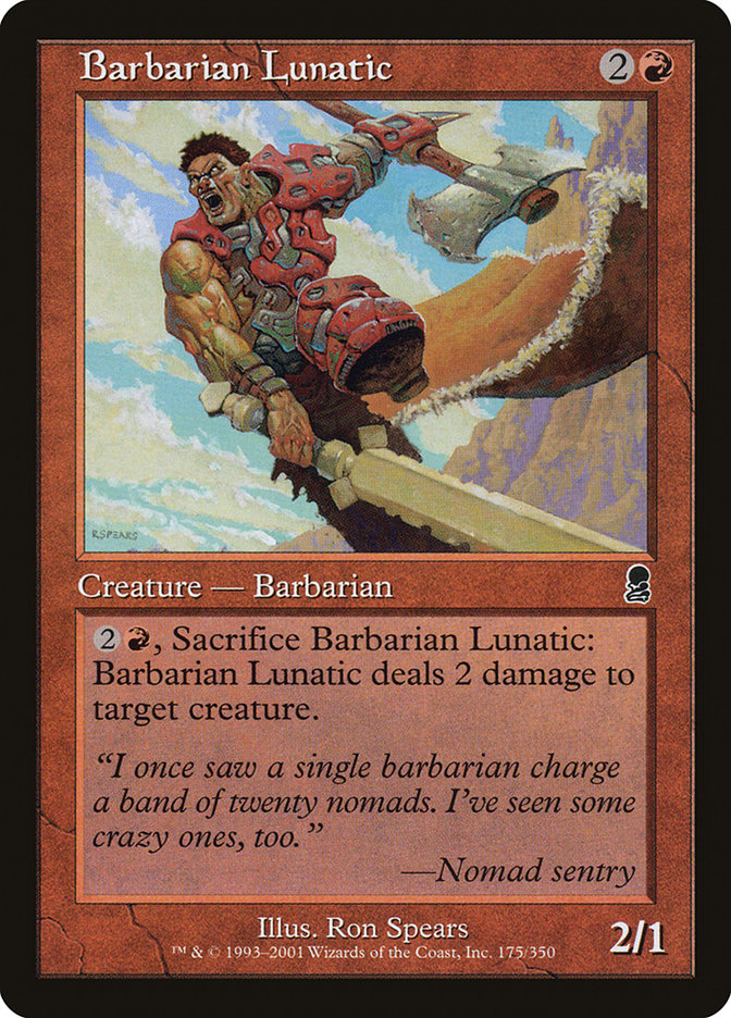 Barbarian Lunatic [Odyssey] | Card Citadel