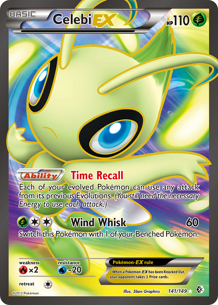 Celebi EX (141/149) [Black & White: Boundaries Crossed] | Card Citadel