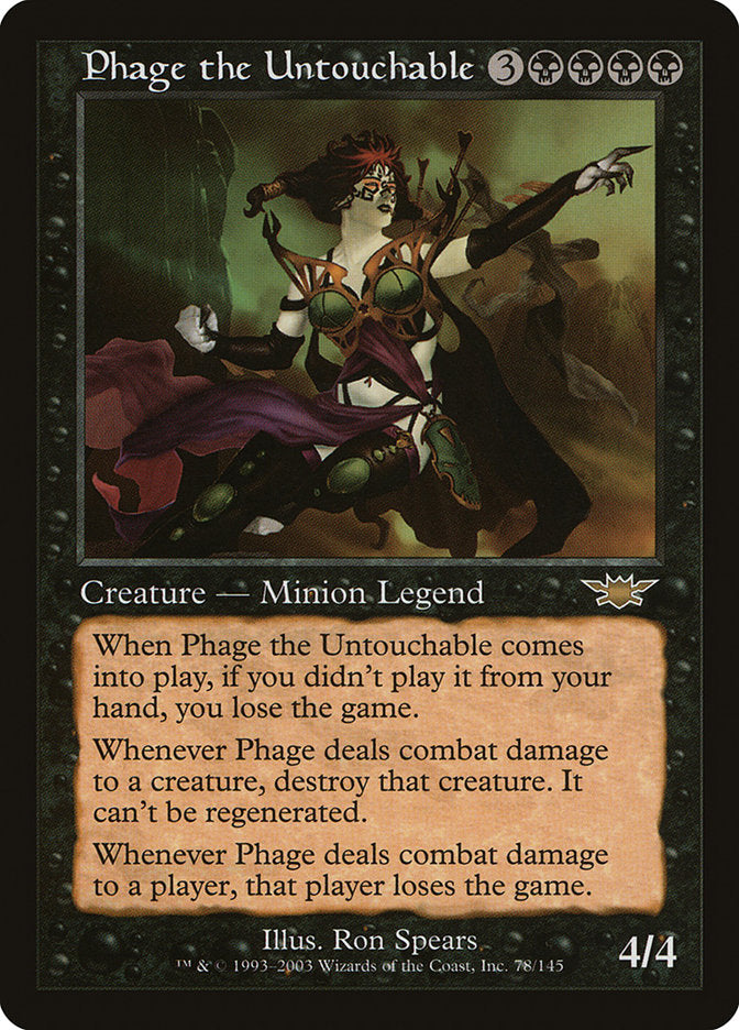 Phage the Untouchable [Legions] | Card Citadel