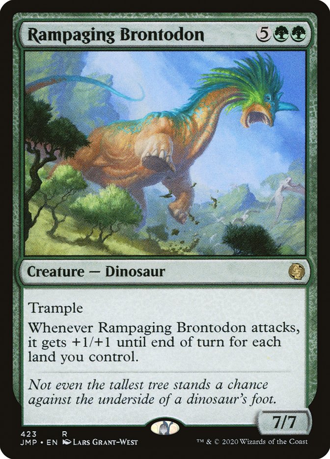 Rampaging Brontodon [Jumpstart] | Card Citadel