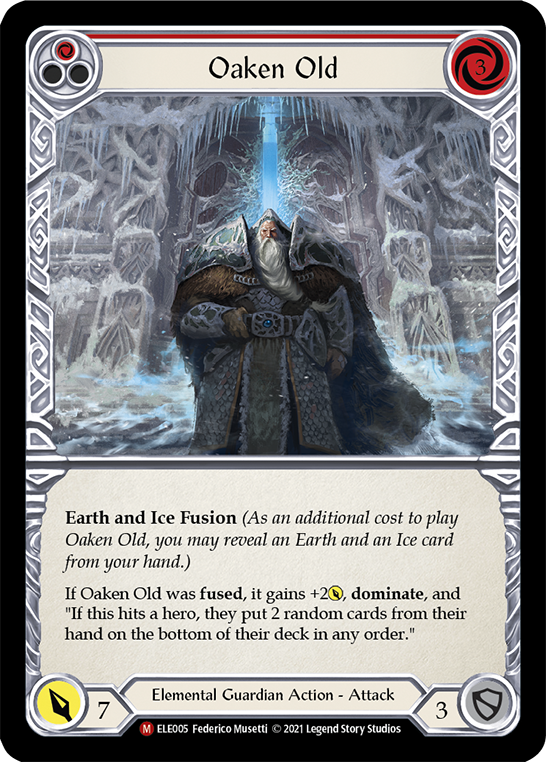 Oaken Old [ELE005] (Tales of Aria)  1st Edition Rainbow Foil | Card Citadel