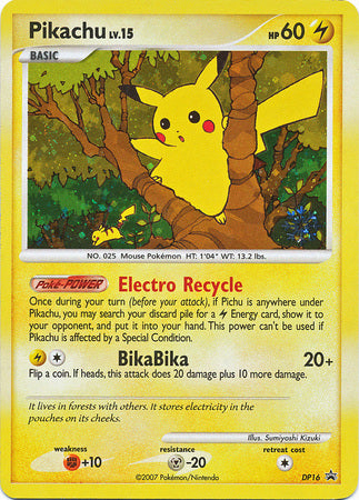 Pikachu (DP16) [Countdown Calendar Promos] | Card Citadel