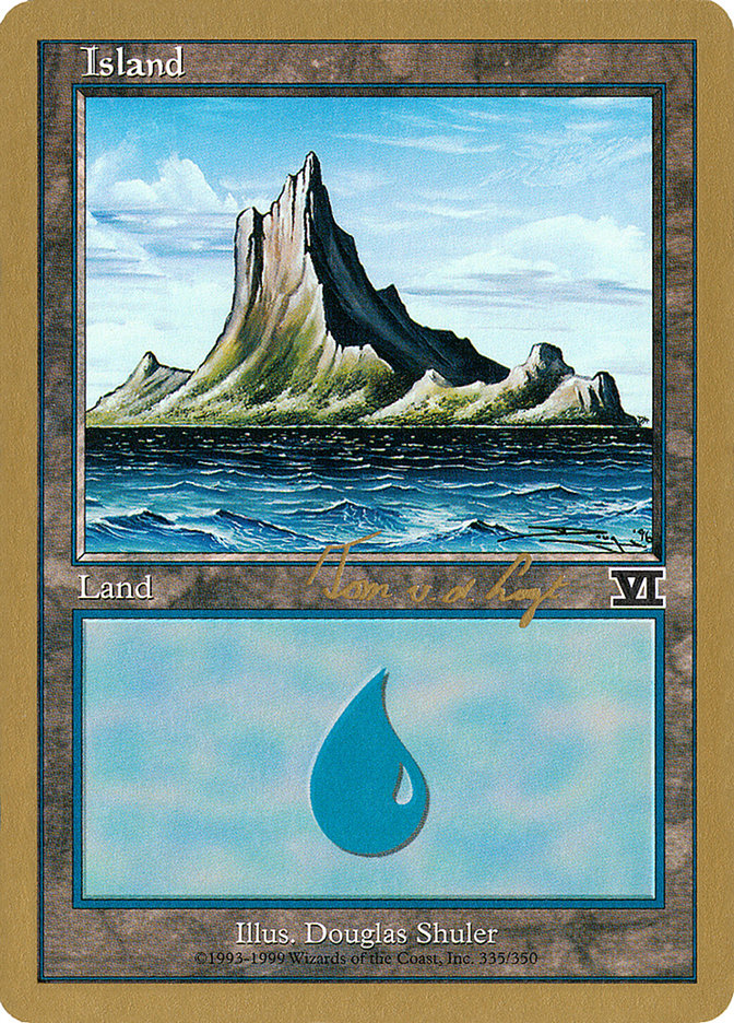 Island (tvdl335) (Tom van de Logt) [World Championship Decks 2000] | Card Citadel