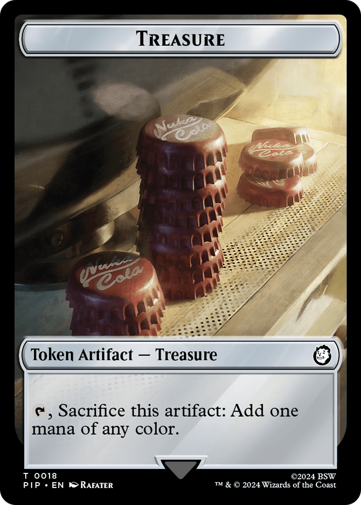 Treasure (0018) // Soldier (0004) Double-Sided Token [Fallout Tokens] | Card Citadel