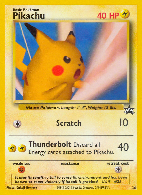 Pikachu (26) [Wizards of the Coast: Black Star Promos] | Card Citadel