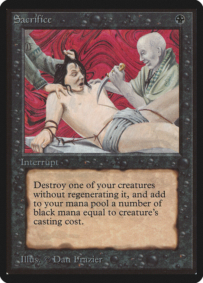 Sacrifice [Limited Edition Beta] | Card Citadel