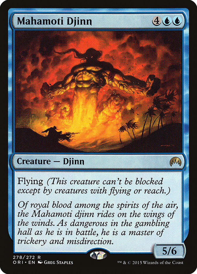 Mahamoti Djinn [Magic Origins] | Card Citadel