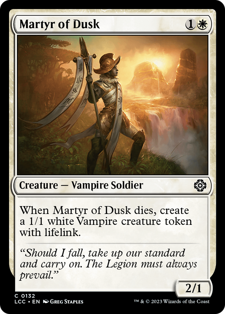 Martyr of Dusk [The Lost Caverns of Ixalan Commander] | Card Citadel