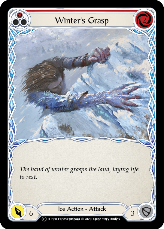Winter's Grasp (Red) [U-ELE160] Unlimited Normal | Card Citadel