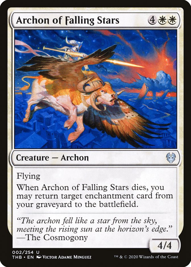 Archon of Falling Stars [Theros Beyond Death] | Card Citadel