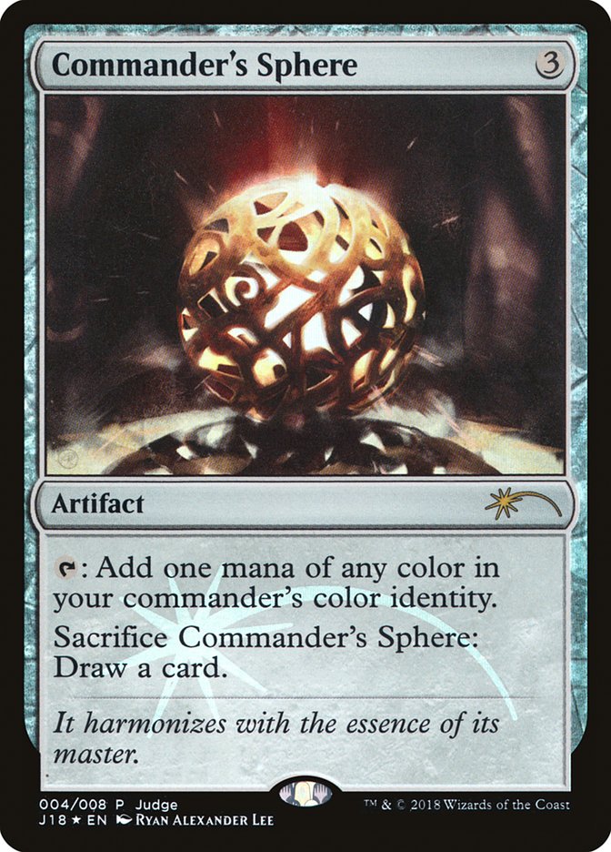 Commander's Sphere [Judge Gift Cards 2018] | Card Citadel