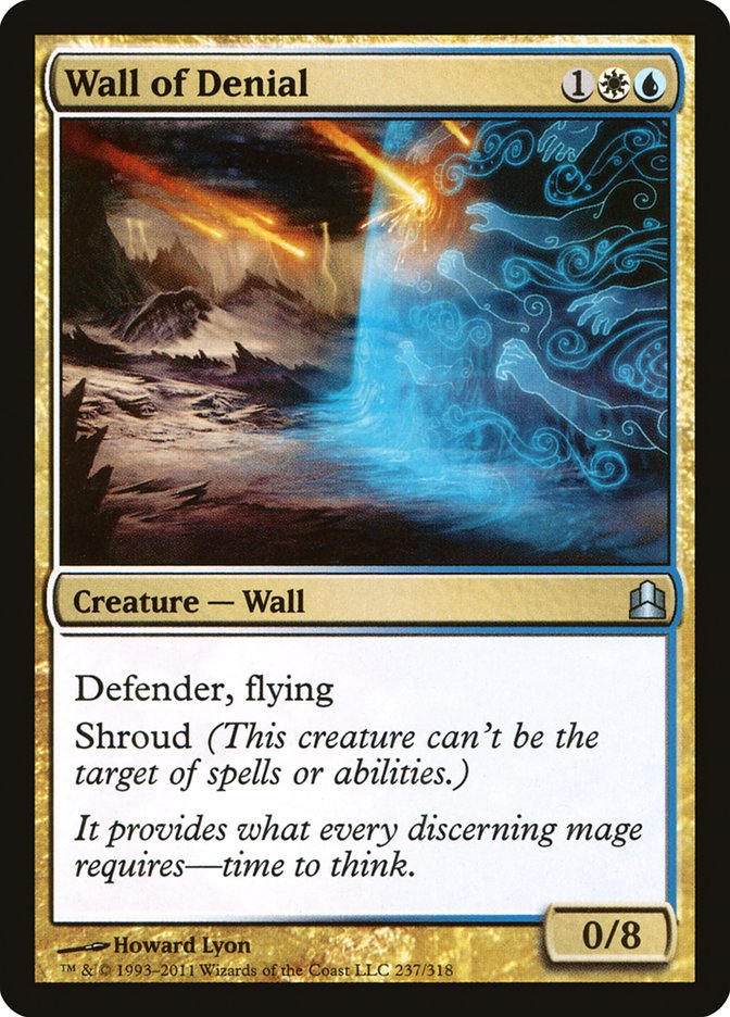 Wall of Denial [Commander 2011] | Card Citadel