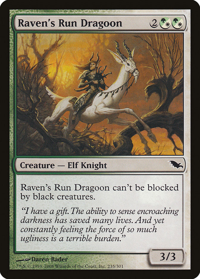 Raven's Run Dragoon [Shadowmoor] | Card Citadel