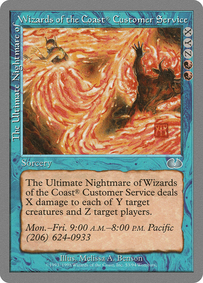 The Ultimate Nightmare of Wizards of the Coast® Customer Service [Unglued] | Card Citadel
