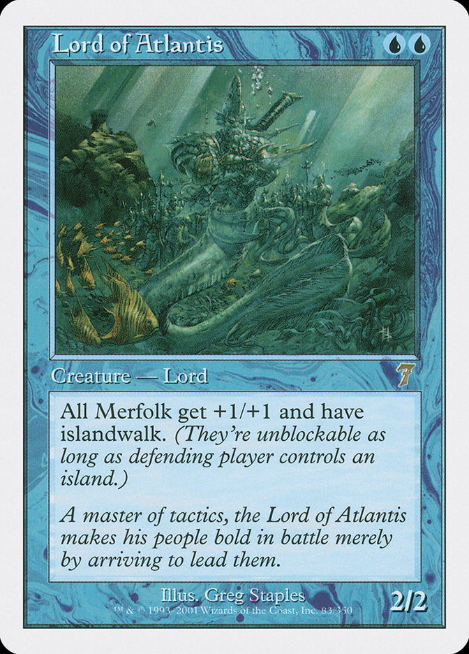 Lord of Atlantis [Seventh Edition] | Card Citadel