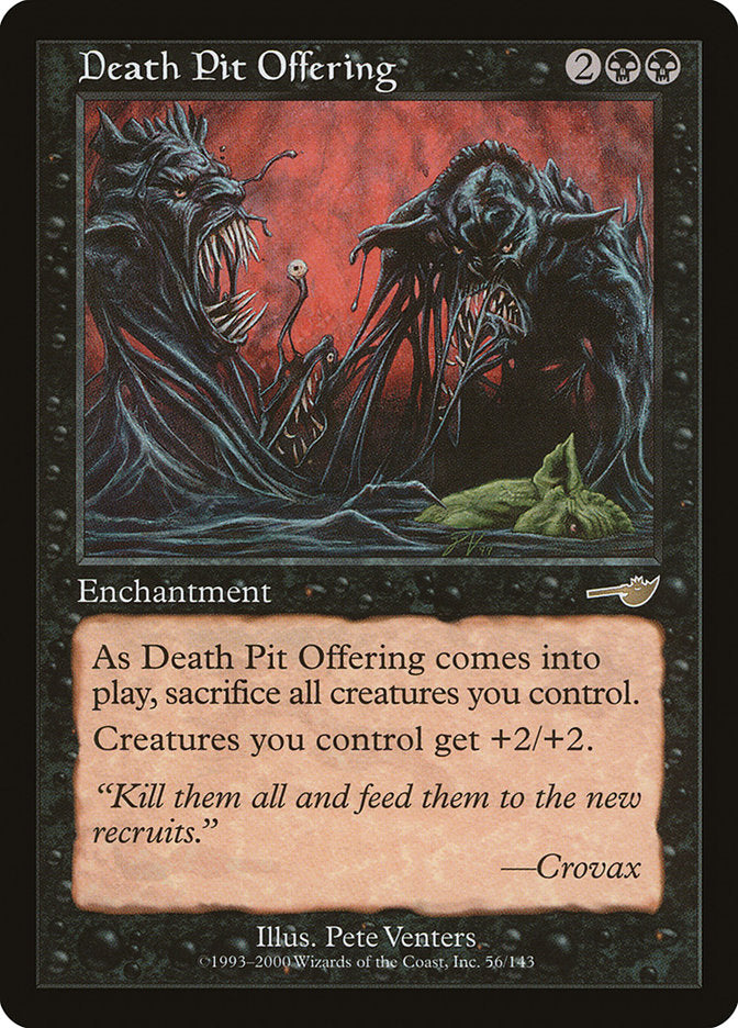 Death Pit Offering [Nemesis] | Card Citadel