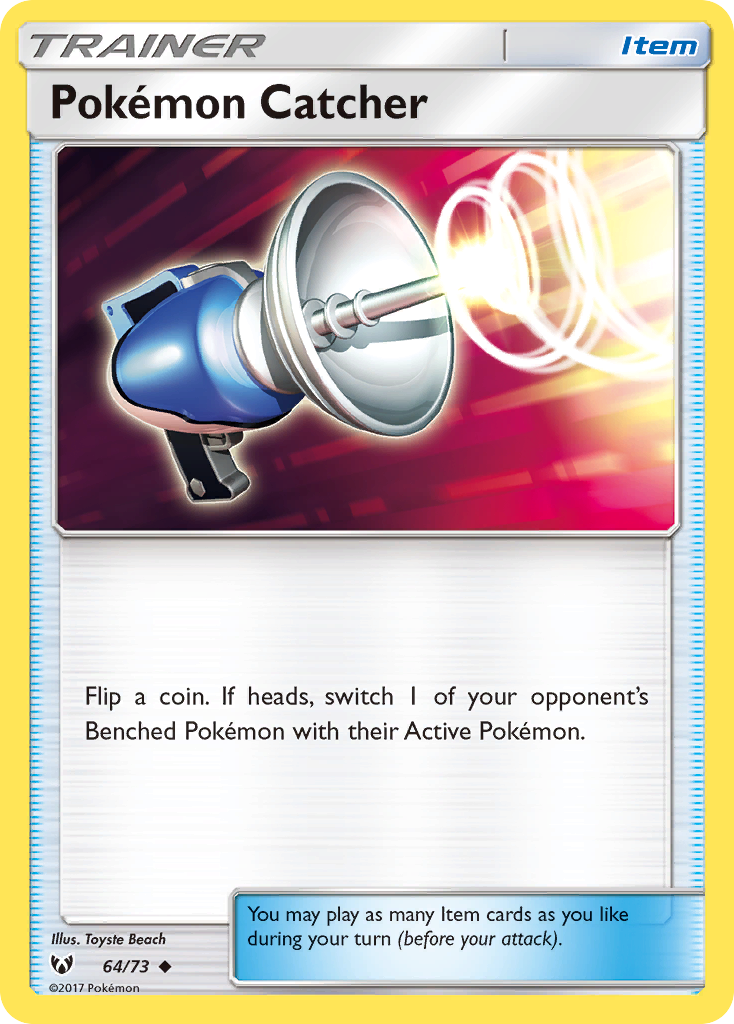 Pokemon Catcher (64/73) [Sun & Moon: Shining Legends] | Card Citadel