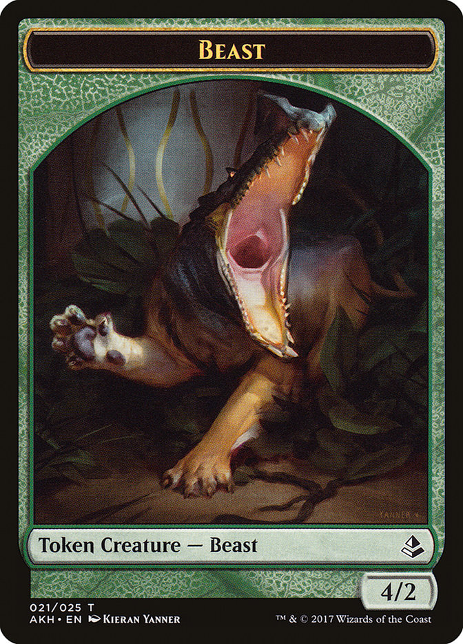 Beast [Amonkhet Tokens] | Card Citadel