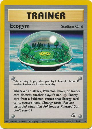 Ecogym (84/111) [Neo Genesis Unlimited] | Card Citadel