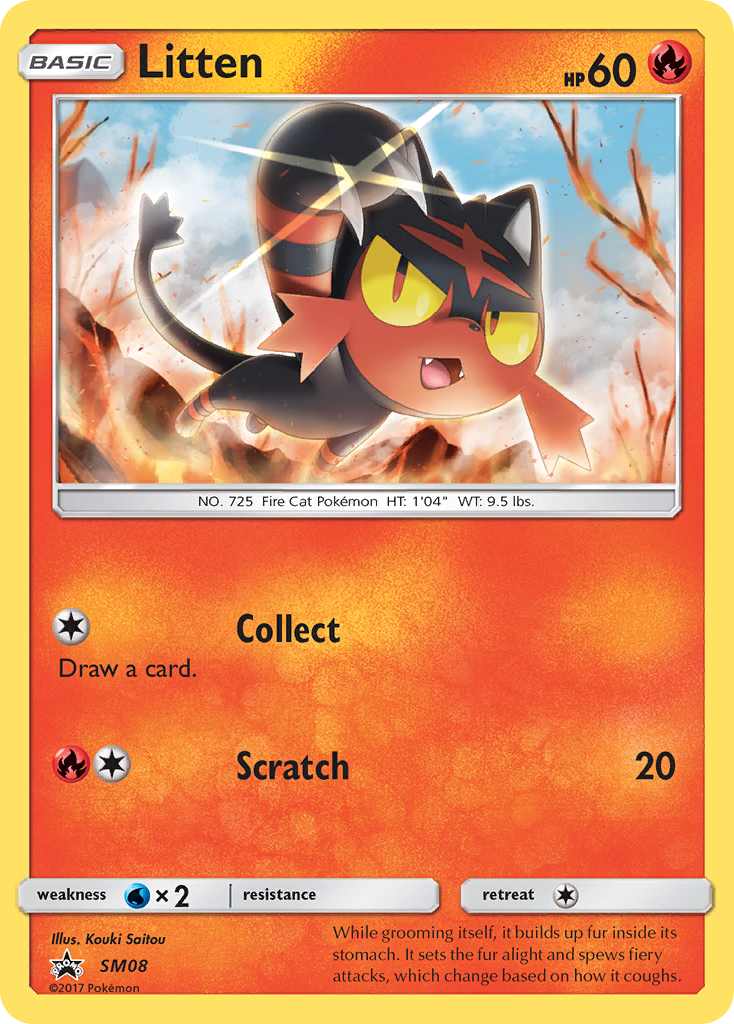 Litten (SM08) [Sun & Moon: Black Star Promos] | Card Citadel