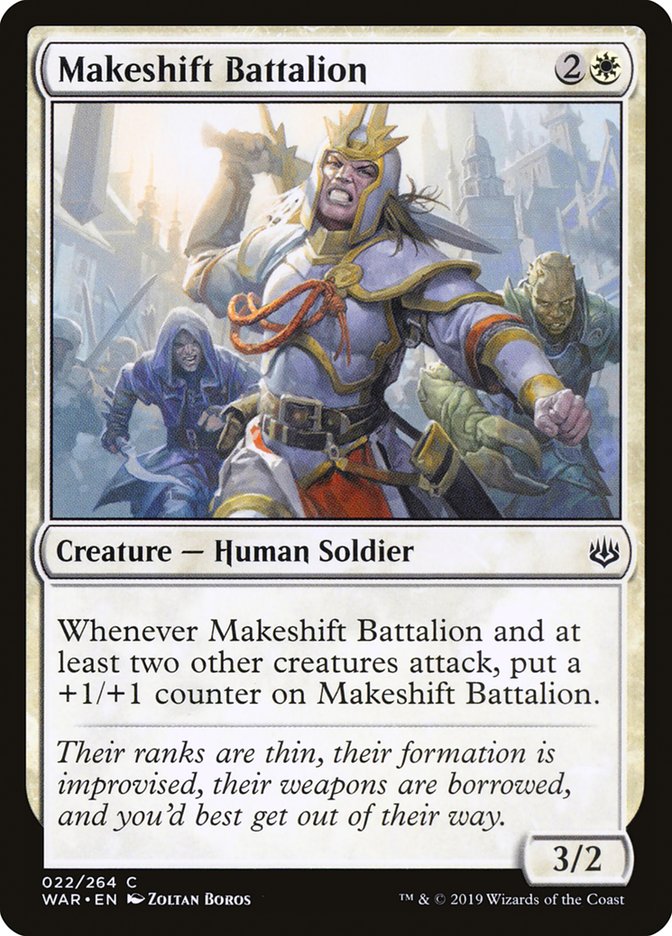 Makeshift Battalion [War of the Spark] | Card Citadel