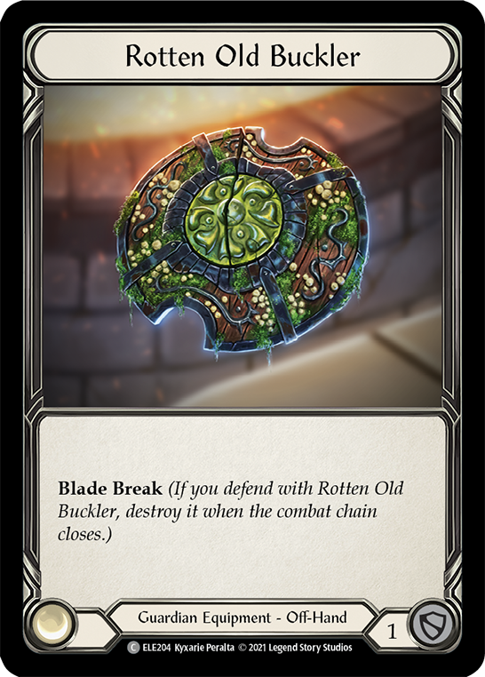 Rotten Old Buckler [ELE204] (Tales of Aria)  1st Edition Normal | Card Citadel