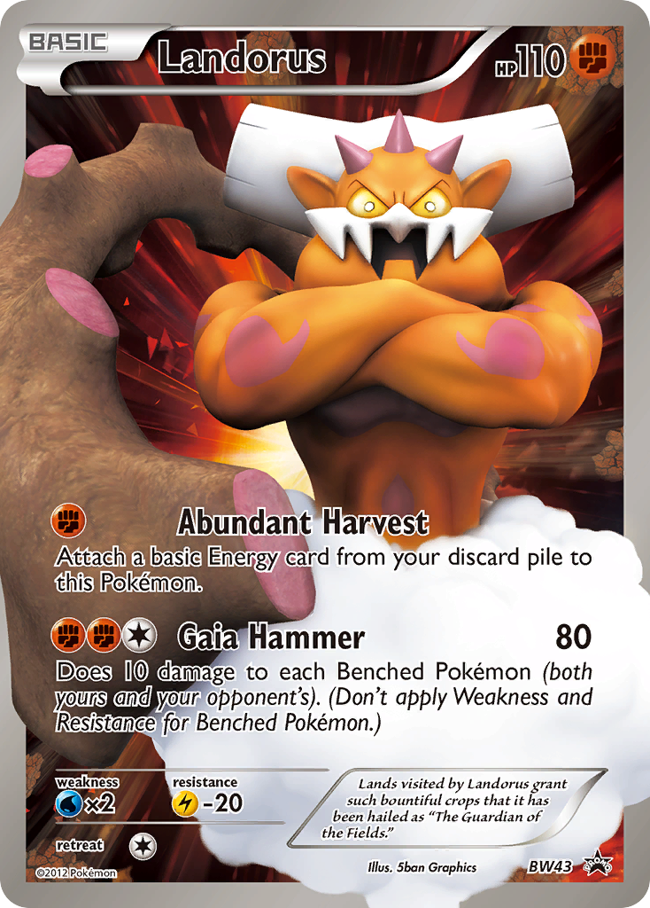 Landorus (BW43) [Black & White: Black Star Promos] | Card Citadel