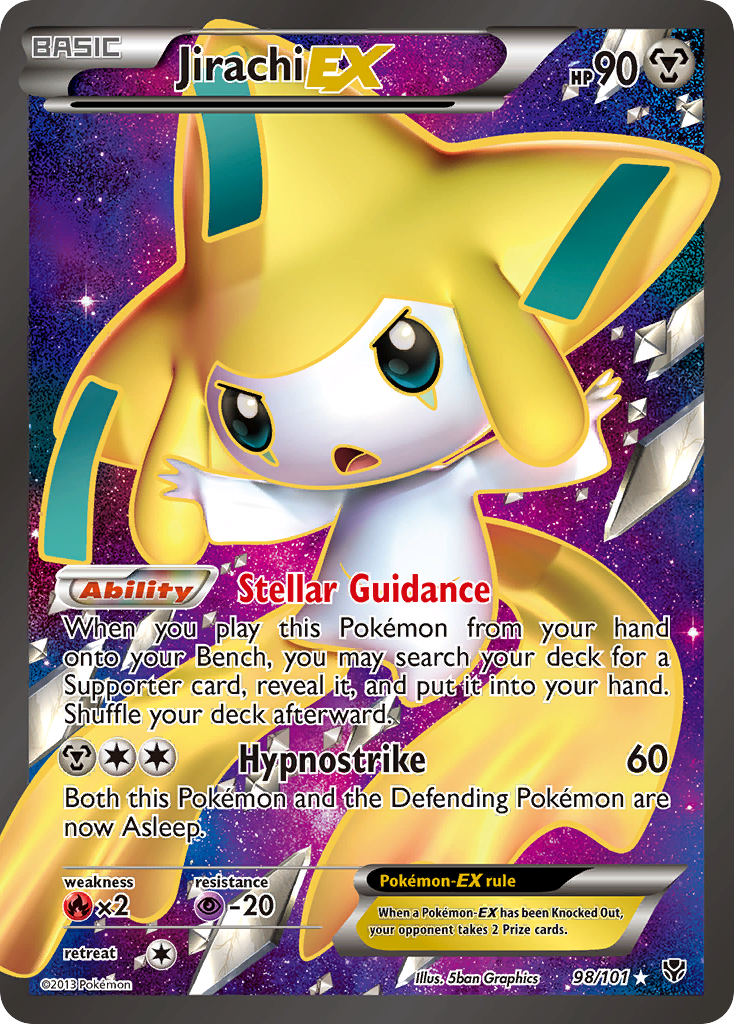 Jirachi EX (98/101) [Black & White: Plasma Blast] | Card Citadel