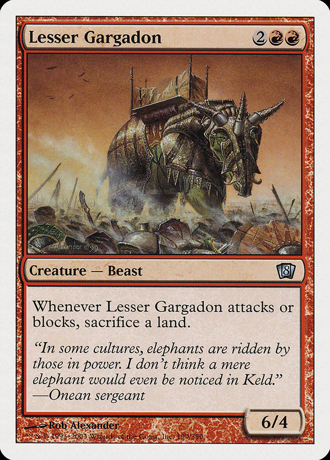 Lesser Gargadon [Eighth Edition] | Card Citadel