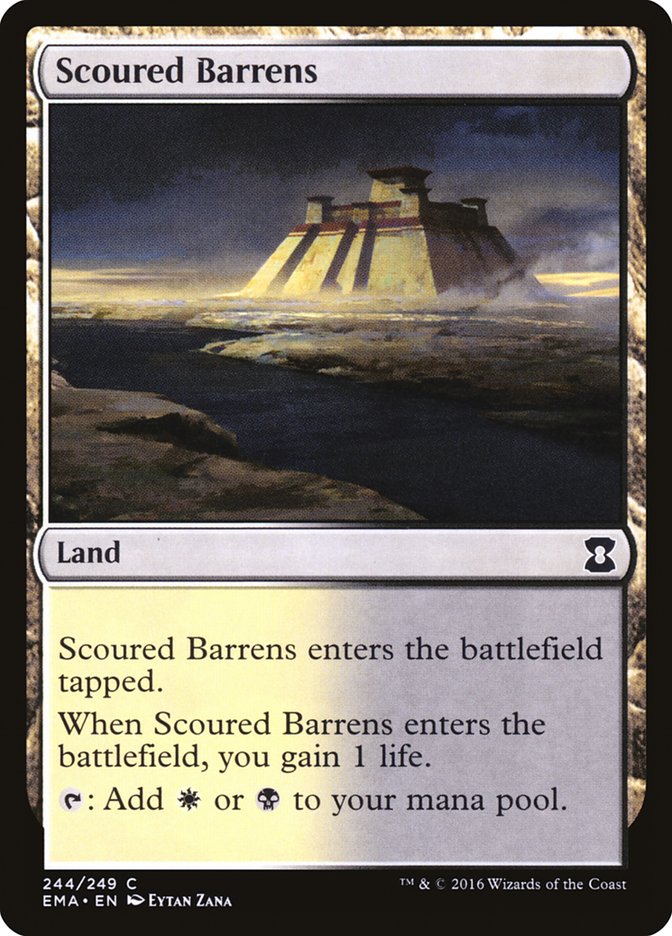 Scoured Barrens [Eternal Masters] | Card Citadel