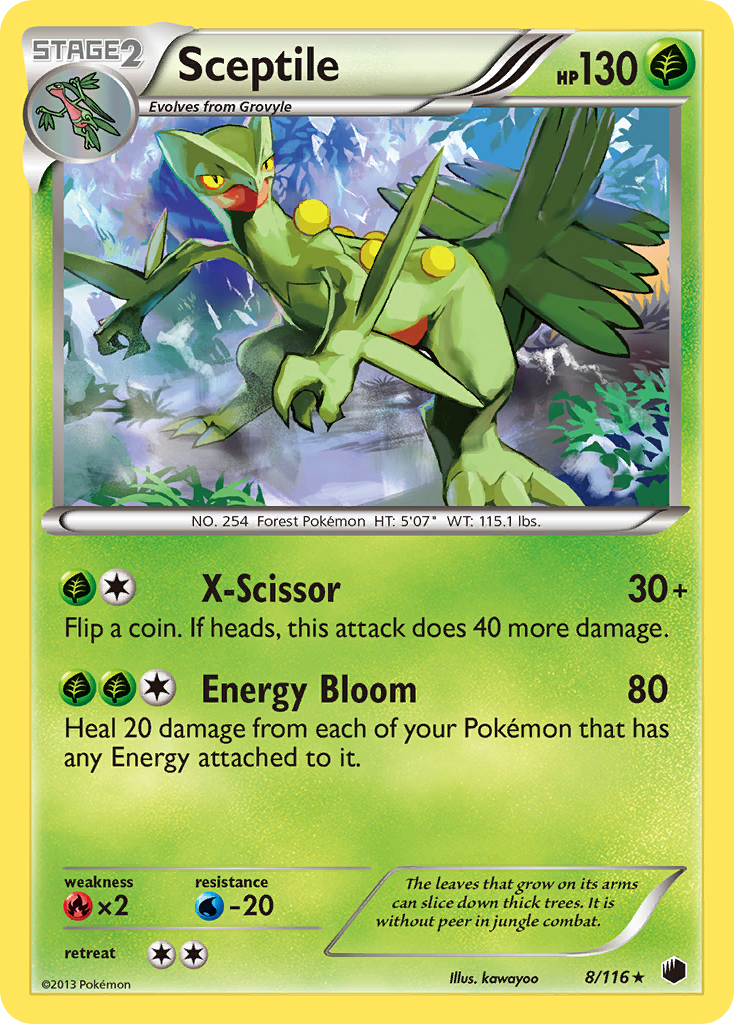 Sceptile (8/116) [Black & White: Plasma Freeze] | Card Citadel