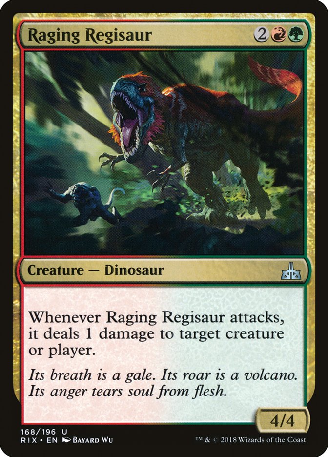 Raging Regisaur [Rivals of Ixalan] | Card Citadel