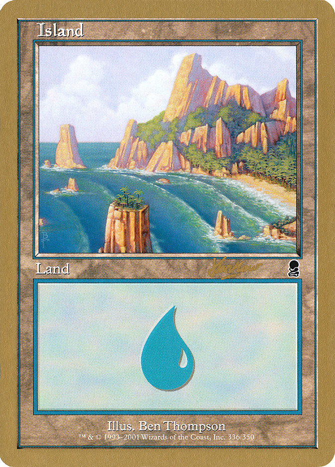 Island (shh336a) (Sim Han How) [World Championship Decks 2002] | Card Citadel