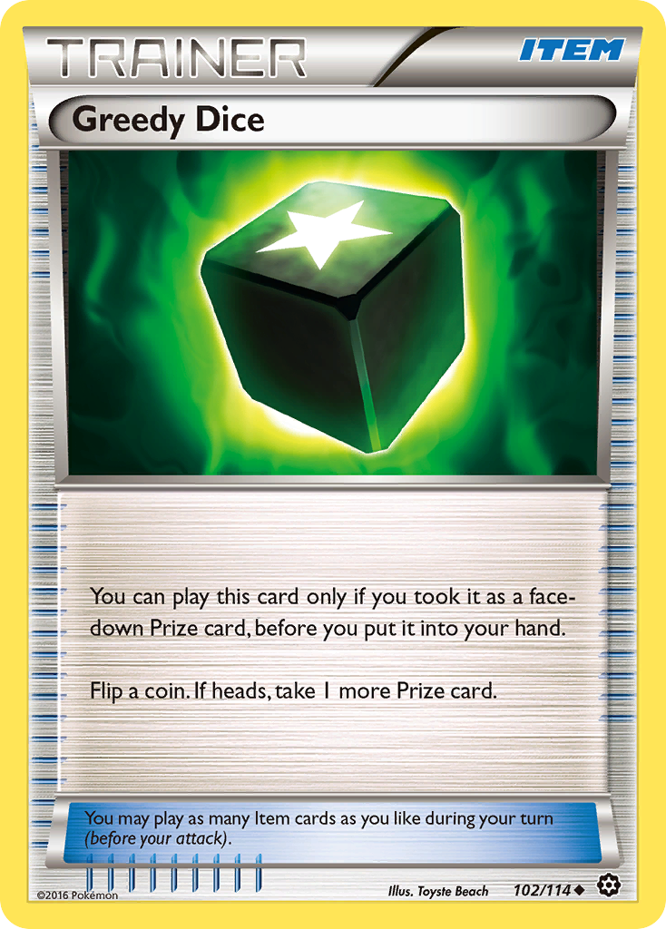 Greedy Dice (102/114) [XY: Steam Siege] | Card Citadel