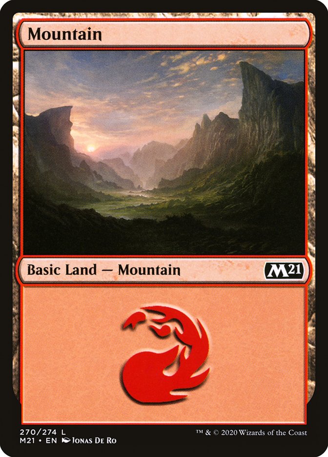 Mountain (270) [Core Set 2021] | Card Citadel