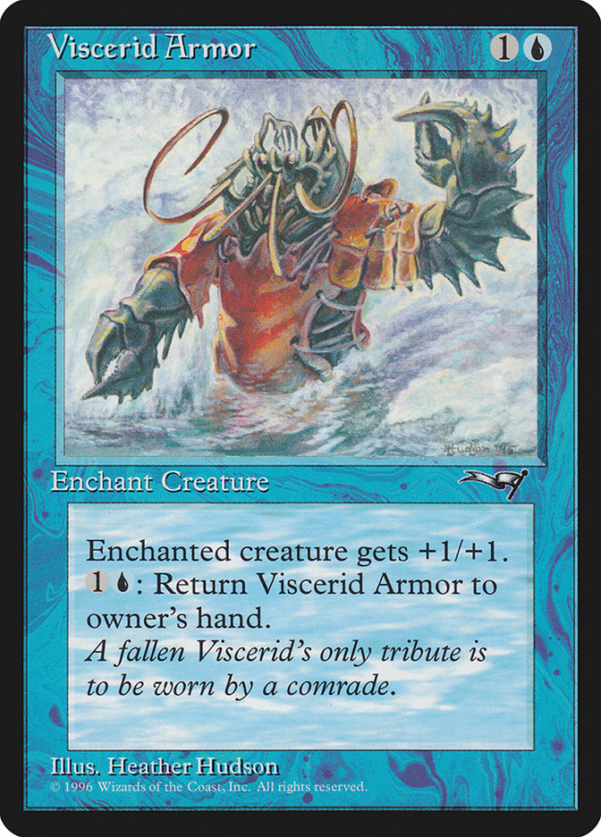 Viscerid Armor (Standing in Water) [Alliances] | Card Citadel