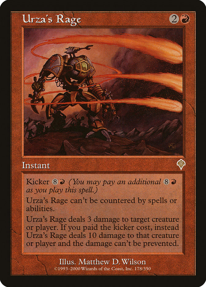 Urza's Rage [Invasion] | Card Citadel