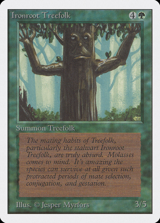 Ironroot Treefolk [Unlimited Edition] | Card Citadel