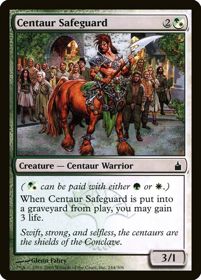 Centaur Safeguard [Ravnica: City of Guilds] | Card Citadel