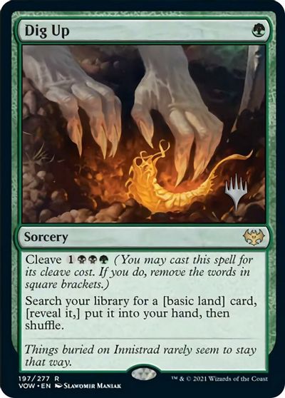 Dig Up (Promo Pack) [Innistrad: Crimson Vow Promos] | Card Citadel