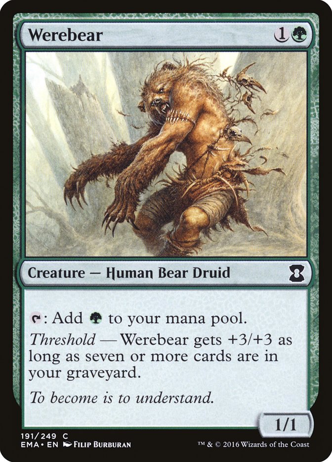 Werebear [Eternal Masters] | Card Citadel