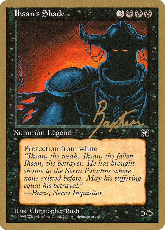 Ihsan's Shade (George Baxter) [Pro Tour Collector Set] | Card Citadel